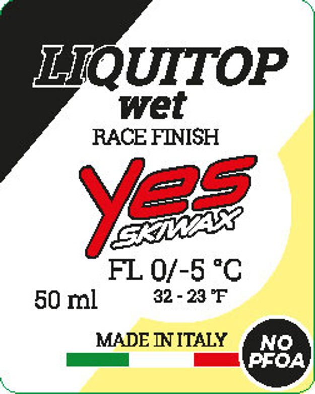 Picture of LiquiTop no PFOA race finish yellow wet black